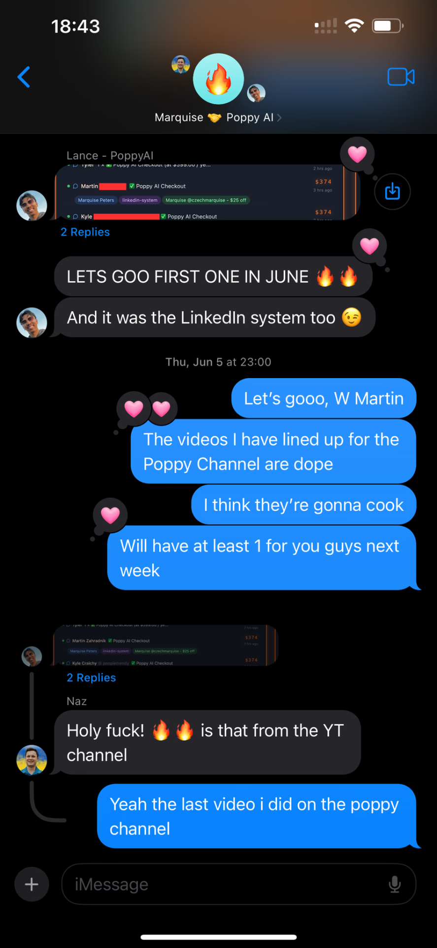 Poppy AI — 'Holy fuck, is that from the YT channel?'